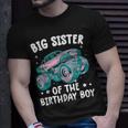 Monster Truck Passende Große Schwester Des Geburtstagskindes T-Shirt Geschenke für Ihn