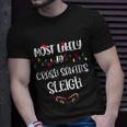 Most Likely To Crash Santa’S Sleigh Christmas Shirts For Family Unisex T-Shirt Gifts for Him