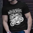 Motocross Für Biker I Dirt Bike I Cross Enduro T-Shirt Geschenke für Ihn