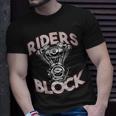 Motorcycle Engine Vintage Riders Block Garage Auto Mechanic Unisex T-Shirt Gifts for Him