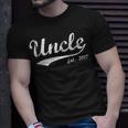 New Uncle Uncle Est 2017 Uncle To Be Unisex T-Shirt Gifts for Him
