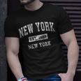 New York New York Ny Vintage Established Sports T-Shirt Gifts for Him
