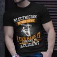 Mens Be Nice To Me Im An Electritian Handyman Dad T-Shirt Gifts for Him