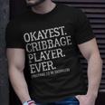 Okayest Cribbage Player Ever Prepare To Be Skunked Vintage T-Shirt Gifts for Him