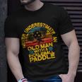 An Old Man With A Pickleball Paddle Men Dad T-Shirt Gifts for Him