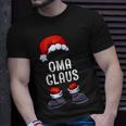Oma Claus Weihnachts-T-Shirt für Damen, Festlicher Partnerlook Geschenke für Ihn