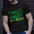 One Lucky Mom Shamrock Mom Life St Patricks Day T-Shirt Gifts for Him