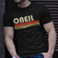 Oneil Surname Funny Retro Vintage 80S 90S Birthday Reunion Unisex T-Shirt Gifts for Him