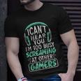 Optimierter Produkttitel: Ich Kann Dich Nicht Hören T-Shirt, Gamer Tee für Andere Spieler Geschenke für Ihn