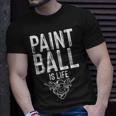 Paintball Farbe Lebensstil Spiel Taktisch Airsoft Geschenk T-Shirt Geschenke für Ihn