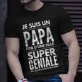 Papa Mädchen T-Shirt für Herren, Witzig zum Geburtstag Geschenke für Ihn