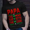 Papa The Man The Myth The Legend Fathers Day Unisex T-Shirt Gifts for Him