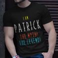 I Am Patrick The Myth The Legend Lustiger Benutzername T-Shirt Geschenke für Ihn