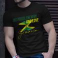 Patriotic One Love Jamaica Pride Clothing Jamaica Flag Color Unisex T-Shirt Gifts for Him