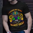 I Paused My Game For Mardi Gras Gamer Gaming Kids Boy V2 T-Shirt Gifts for Him