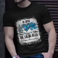 Peace Love Autism In April We Wear Blue For Autism Awareness Unisex T-Shirt Gifts for Him
