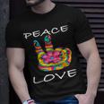 Peace Love Flower 60Er 70Er Jahre I Hippie-Kostüm Outfit T-Shirt Geschenke für Ihn