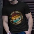 Personalisiertes Alexander T-Shirt: Mann, Mythos, Legende Tee Geschenke für Ihn