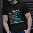 Personalisiertes Schwarz T-Shirt Jürgen, Lustiger Spruch Tee Geschenke für Ihn