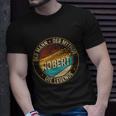 Personalisiertes T-Shirt Robert: Mann, Mythos, Legende, Unikat-Design Geschenke für Ihn