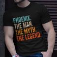 Phoenix The Man The Myth The Legend First Name Phoenix Gift For Mens Unisex T-Shirt Gifts for Him