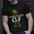 Physics Teacher Elf Matching Family Christmas Pajamas T-shirt Gifts for Him