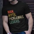 Mens Pickleball Man Myth Legend Fathers Day Vintage T-Shirt Gifts for Him