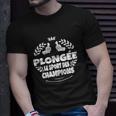 Plongée Le Sport Des Champions T-Shirt Geschenke für Ihn