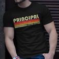 Principal Job Title Profession Birthday Worker Idea T-Shirt Gifts for Him