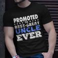 Promoted To Best Great Uncle New Great Uncle Unisex T-Shirt Gifts for Him