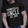 Promoted To Uncle 2019 Soon To Be Uncle Gift Gift For Mens Unisex T-Shirt Gifts for Him