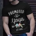Promoted To Yaya 2020 Grandparents Day Gift Unisex T-Shirt Gifts for Him