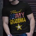 Proud Army Grandma Military Pride Usa Flag Unisex T-Shirt Gifts for Him