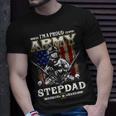 Im A Proud Army Stepdad Veteran Fathers Day 4Th Of July T-Shirt Gifts for Him