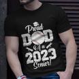 Proud Dad Of A Baseball Senior 2023 Funny Baseball Dad Unisex T-Shirt Gifts for Him