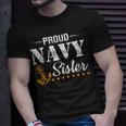 Proud Navy Sister Nautical Anchor Women Girl Sis Navy Family Gift For Womens Unisex T-Shirt Gifts for Him
