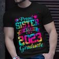 Proud Sister Of A Class Of 2023 Graduate Senior 23 T-Shirt Gifts for Him