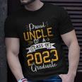 Proud Uncle Of A Class Of 2023 Graduate Graduation Family Unisex T-Shirt Gifts for Him