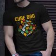 Puzzle Cube Dad Speed Cubing 80S Youth Vintage Math T-Shirt Gifts for Him