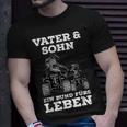 Quad Vater Sohn Papa Atv Fahrer Vatertag T-Shirt Geschenke für Ihn