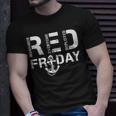 Red Friday Military Shirts Support Navy Soldiers T-Shirt Unisex T-Shirt Gifts for Him
