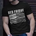 Red Friday Remember Everyone Deployed Veteran T-shirt Gifts for Him