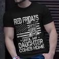 Red Fridays Until My Daughter Comes Home Military Unisex T-Shirt Gifts for Him