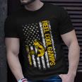 Reel Cool Gamps Fishing Dad Joke Usa Flag Fathers Day T-shirt Gifts for Him