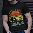Reel Cool Grampa Fathers Day Gift For Fishing Dad Unisex T-Shirt Gifts for Him