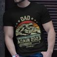 Retro Dad Again Est 2023 Loading Future New Vintage T-Shirt Gifts for Him