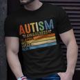 Retro In April We Wear Blue Puzzle Autism Awareness Month Unisex T-Shirt Gifts for Him