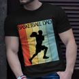 Retro Vintage Basketball Dad Coach Fathers Day Basketball T-shirt Gifts for Him