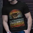 Retro Vintage Best Raccoon Dad Ever Animals Lover T-Shirt Gifts for Him