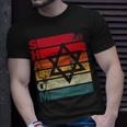 Retro Vintage Shalom Jewish Star Of David Hanukkah Chanukah T-Shirt Gifts for Him